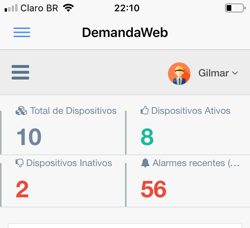 Aplicativo DemandaWeb na Apple Store